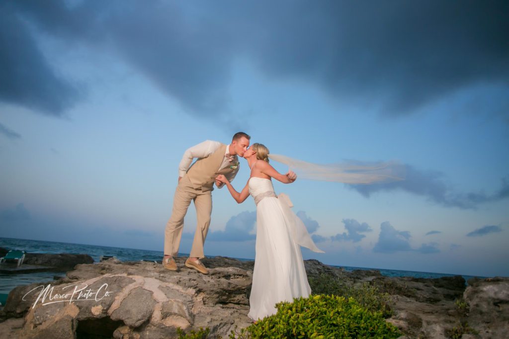 wedding portrait photo by Marco Photo Co.