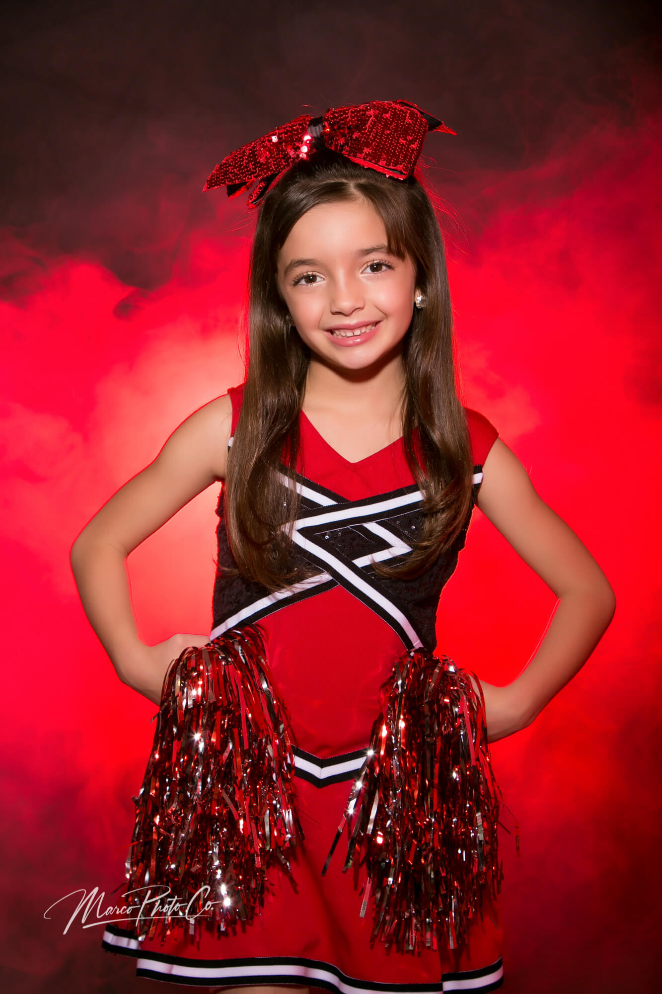cheerleading sports photography by Marco Photo Co.